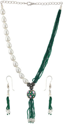 ANOUK Brass Silver Jewellery Set(Pack of 1)