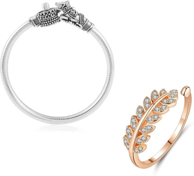 house of common Brass, Copper, Alloy, Stainless Steel Copper, Sterling Silver, Gold-plated Silver, Rose Gold Jewellery Set(Pack of 2)