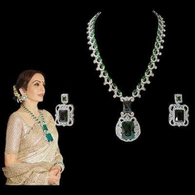 TWOLOVER Alloy Green Jewellery Set(Pack of 1)