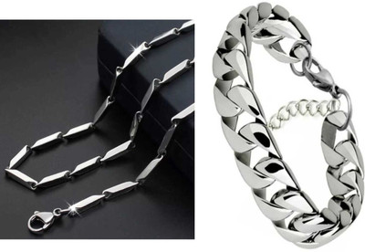 LaraFashion Metal Silver Jewellery Set(Pack of 2)