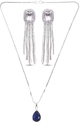 asthacollection Stone Blue, White Jewellery Set(Pack of 1)
