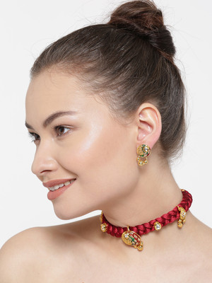 ANOUK Alloy Gold-plated Gold Jewellery Set(Pack of 3)