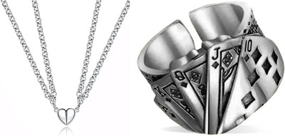 ruby collection Alloy Silver, Silver Jewellery Set(Pack of 2)