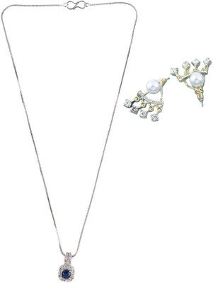 SRK Fashions Alloy Blue, White Jewellery Set(Pack of 1)