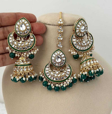 RDFASHION Alloy Green Jewellery Set(Pack of 1)