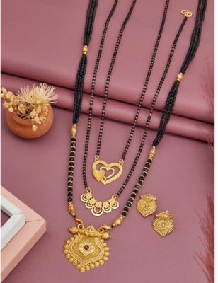 wuzong Alloy Gold Jewellery Set(Pack of 1)