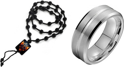 KINGSTYLEIMPEX Dori, Alloy Black, Silver Jewellery Set(Pack of 1)
