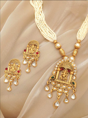 Orangenysha Copper Gold-plated Multicolor Jewellery Set(Pack of 3)