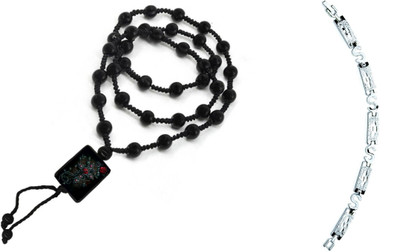 KINGSTYLEIMPEX Dori, Alloy Black, Silver Jewellery Set(Pack of 1)
