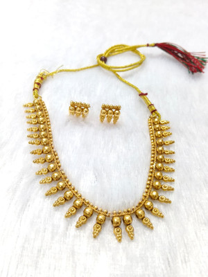 principle it solutions Alloy Gold Jewellery Set(Pack of 1)