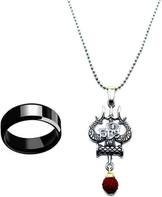 KINGSTYLEIMPEX Stainless Steel Sterling Silver Silver Jewellery Set(Pack of 3)