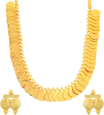 memoir Brass Gold-plated Rose Gold Jewellery Set(Pack of 1)