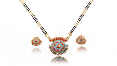 SONI DESIGNS Alloy Gold-plated Gold Jewellery Set(Pack of 1)