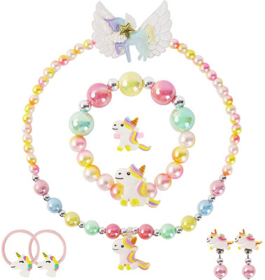 sannidhi Plastic Multicolor Jewellery Set(Pack of 8)