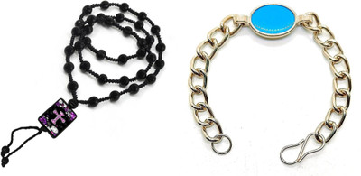 KINGSTYLEIMPEX Dori, Alloy Black, Silver Jewellery Set(Pack of 1)