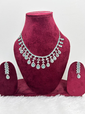 Kishori jewels Brass Green Jewellery Set(Pack of 1)