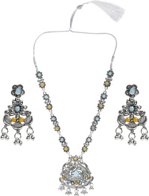 Opus Gems Alloy Silver Jewellery Set(Pack of 3)