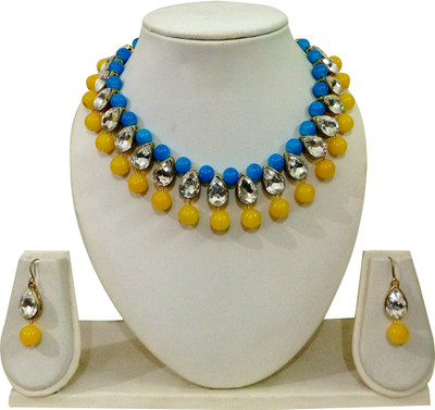 JN Handicraft Brass Multicolor Jewellery Set(Pack of 3)