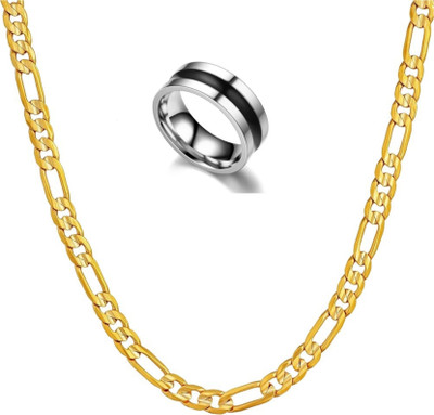 Vipunj Alloy Sterling Silver, Gold-plated Gold, Silver Jewellery Set(Pack of 2)