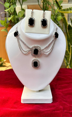 ahana Alloy Silver Jewellery Set(Pack of 1)