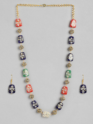 ANOUK Brass Multicolor Jewellery Set(Pack of 1)