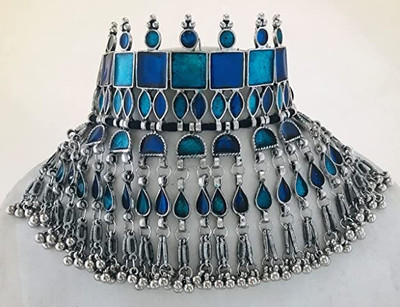 Kaima Alloy Blue Jewellery Set(Pack of 1)