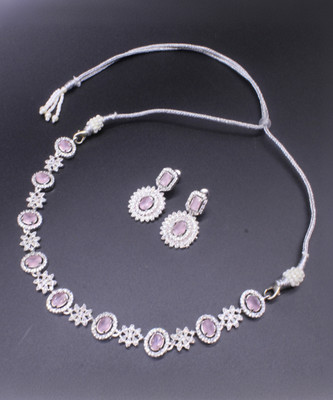 Fashion Factory Copper Silver Pink Jewellery Set(Pack of 3)