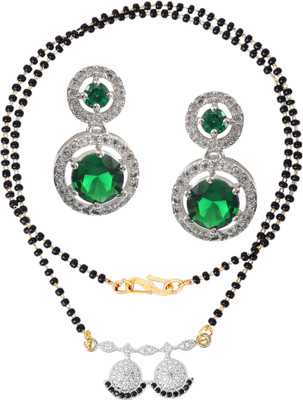 aklina Alloy Gold-plated Multicolor Jewellery Set(Pack of 1)