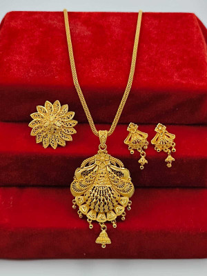 Btm Cart Brass Gold-plated Gold Jewellery Set(Pack of 1)