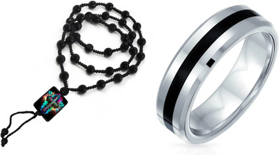 KINGSTYLEIMPEX Dori, Alloy Black, Silver Jewellery Set(Pack of 1)