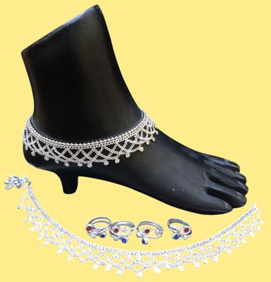 BHORIWAL Alloy Silver Silver Jewellery Set(Pack of 1)