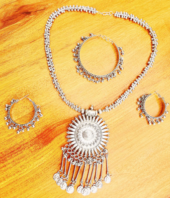 RUSSIAN SWAG Alloy Silver Silver Jewellery Set(Pack of 4)