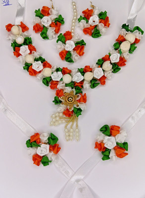 HANDEZZ Fabric Multicolor Jewellery Set(Pack of 6)