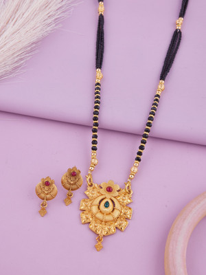 verent Alloy Gold-plated Gold Jewellery Set(Pack of 3)
