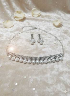 danush Oxidised Silver Silver Silver Jewellery Set(Pack of 1)