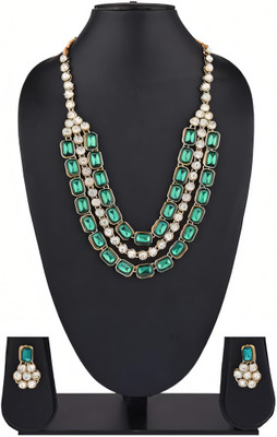 RAUNAK CREATION Alloy Green Jewellery Set(Pack of 1)