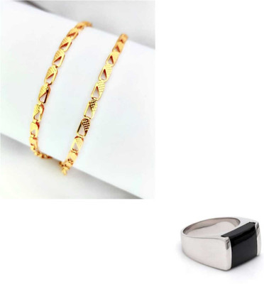 house of common Brass, Sterling Silver Sterling Silver, Gold-plated Silver, Gold Jewellery Set(Pack of 2)