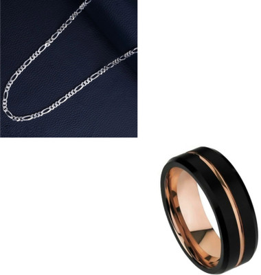 MAATRCHAAYA Stainless Steel Sterling Silver, Copper, Gold-plated Silver, Rose Gold Jewellery Set(Pack of 2)