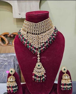 RDFASHION Alloy Green Jewellery Set(Pack of 1)