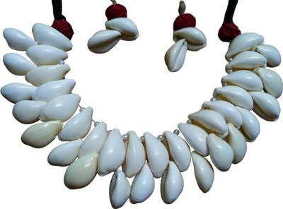 DebapriyaPC Shell White Jewellery Set(Pack of 3)