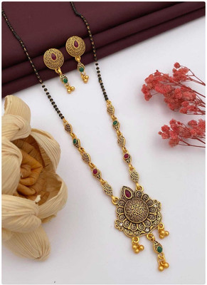 SHIVAY FASHION HUB Alloy Gold-plated Gold Jewellery Set(Pack of 1)