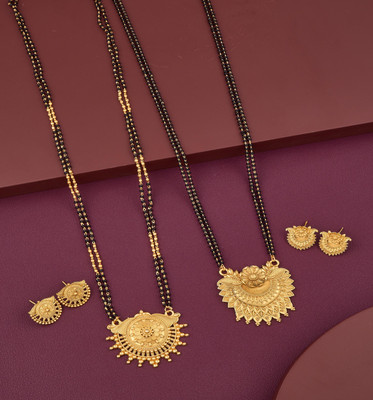 evashoppy Copper Gold-plated Gold Jewellery Set(Pack of 1)