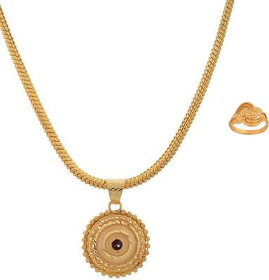 Weldecor Brass Gold-plated Gold Jewellery Set(Pack of 1)