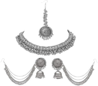SGM Alloy Silver Jewellery Set(Pack of 1)