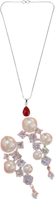 Gauri Fashions Stone Silver, White Jewellery Set(Pack of 1)