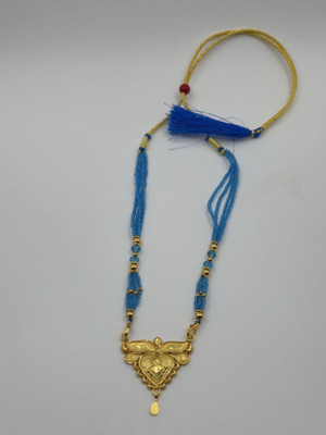 MSN Brass Gold-plated Blue, Gold Jewellery Set(Pack of 1)