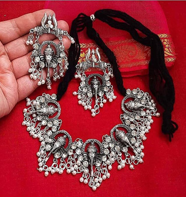 house of common Alloy Silver Silver Jewellery Set(Pack of 1)