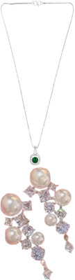 Gauri Fashions Stone Silver, White Jewellery Set(Pack of 1)