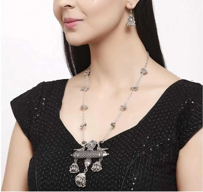 Shiv Alloy Sterling Silver Silver Jewellery Set(Pack of 1)