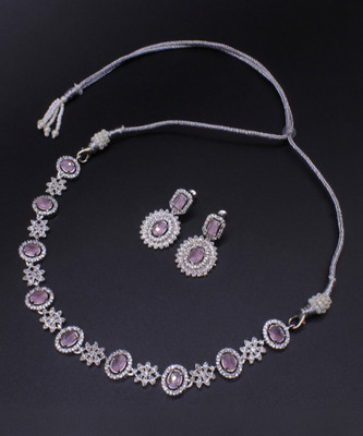 Fashion Factory Copper Silver Pink Jewellery Set(Pack of 3)